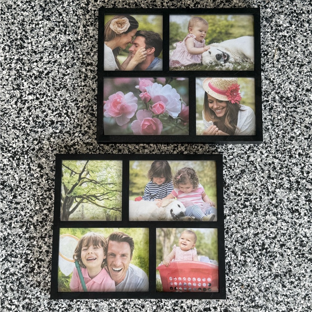 Black Multi-Photo Frame Set